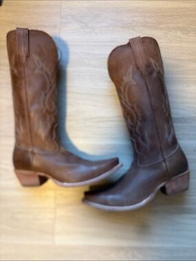 Free Bird Woodland Brown Leather Women's Cowboy Boots - size 10